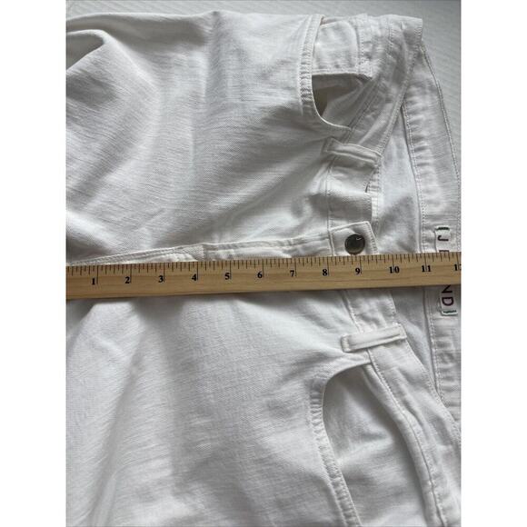 J BRAND Jeans Womens Size 32 White Denim Bootcut Mid Rise Classic Casual Coastal - Picture 10 of 13